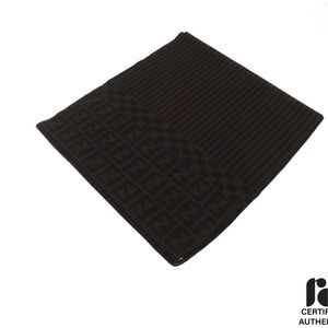 Fendi PRISTINE Brown Zucca Scarf